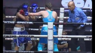 Избиение, нокдаун и нокаут. Самая сексуальная боксерша Казахстана выдала представление в Таиланде