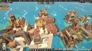 All Will Fall: Low-poly vertical "physics-based" city builder... on water! screenshot 4