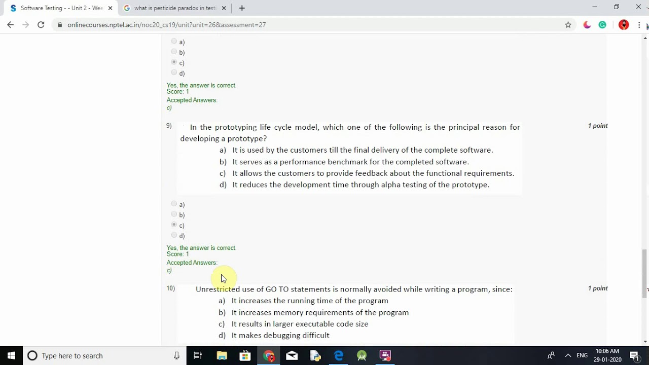 Answers of nptel Software Testing Unit 2 - Week 0 Assignment 0 - YouTube