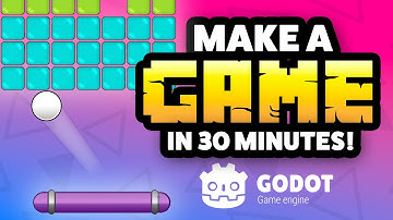 Make A Video Game in 30 Minutes | Quick Godot 4 Tutorial