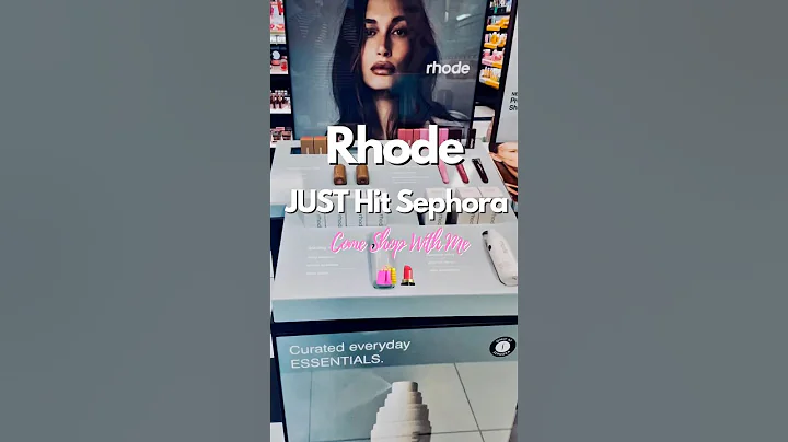 Shopping Rhode at Sephora 👀 😍💄#shorts #sephora #rhodebeauty #yt