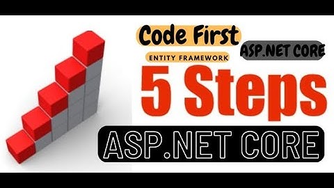 CODE FIRST APPROACH | ENTITY FRAMEWORK | ASP.NET Core | In 5 Easy Steps | .Net 5 Visual Studio 2019