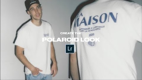 Create the mobile POLAROID LOOK + Lightroom Mobile Preset