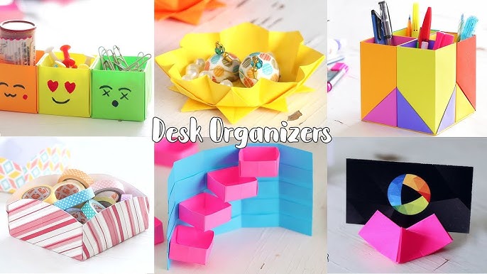 Creative DIY Desk Organizer For Kids