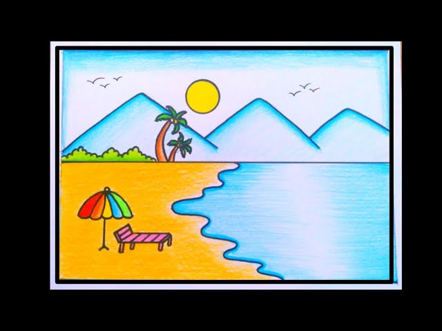 Cute simple illustration of summer - Stock Illustration [90218825] - PIXTA