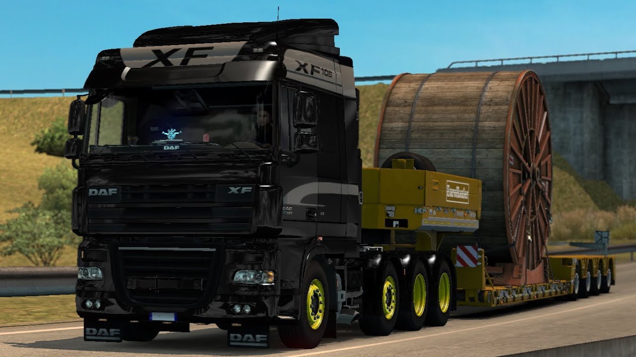 1.28 km to miles [1.30] Euro Truck Simulator 2 | DAF XF 105 by vad&k v 5.4 | Mods