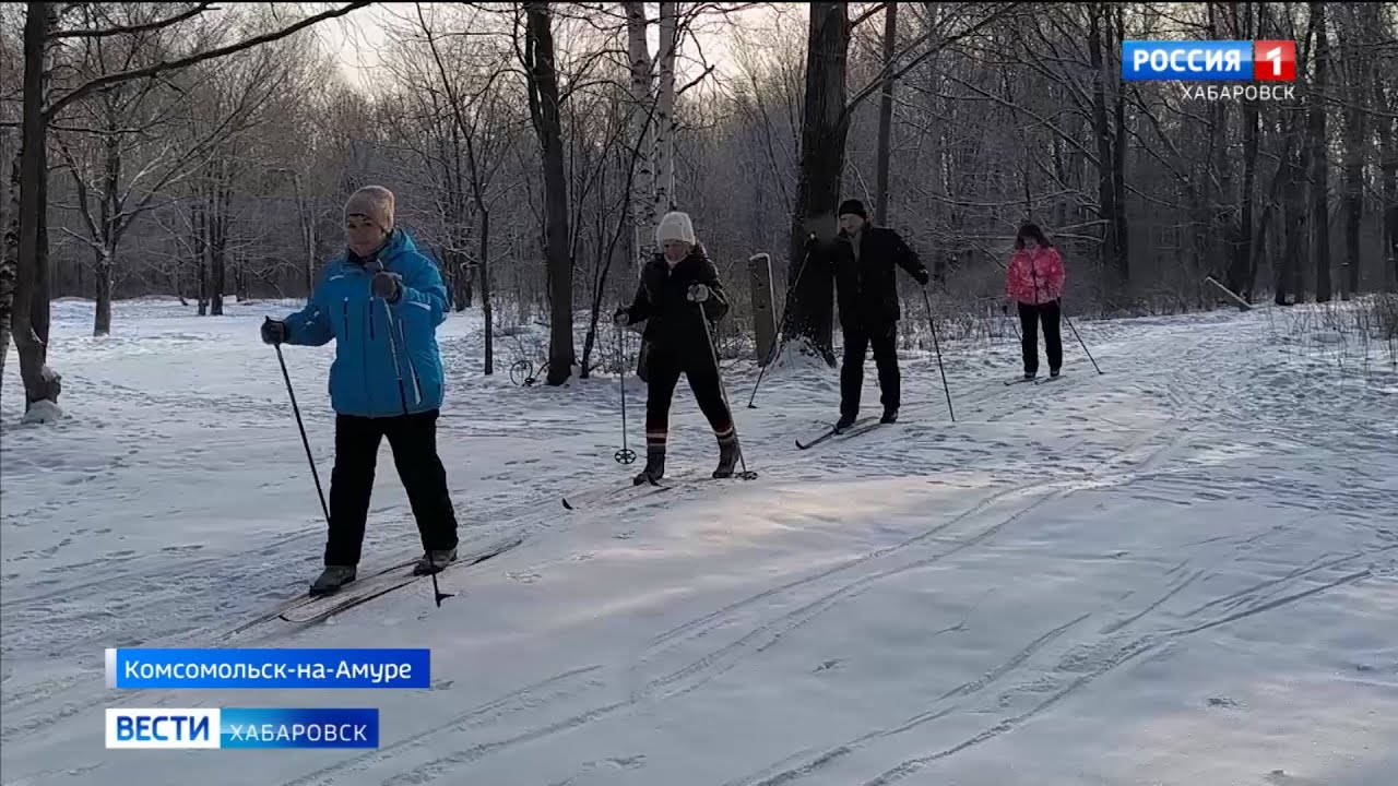 На лыжах – по заповеднику: в Комсомольске открыли новый маршрут для любителей активного отдыха