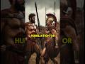 If a SPARTAN SOLDIER came back WITHOUT A SHIELD, this would happen… And it was worse than death!