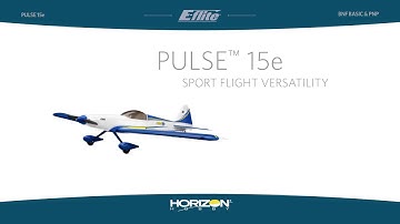 E-Flite® Pulse™ 15e BNF Basic and PNP Sport Airplane