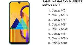 Samsung M Series One Ui 2.1 Update List | M30s,M30,M31,M21,M20,M01 |M Series One Ui 2.1 Update Date?