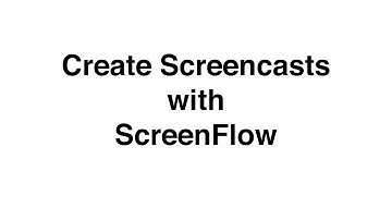 Create Screencasts on Mac with Screenflow