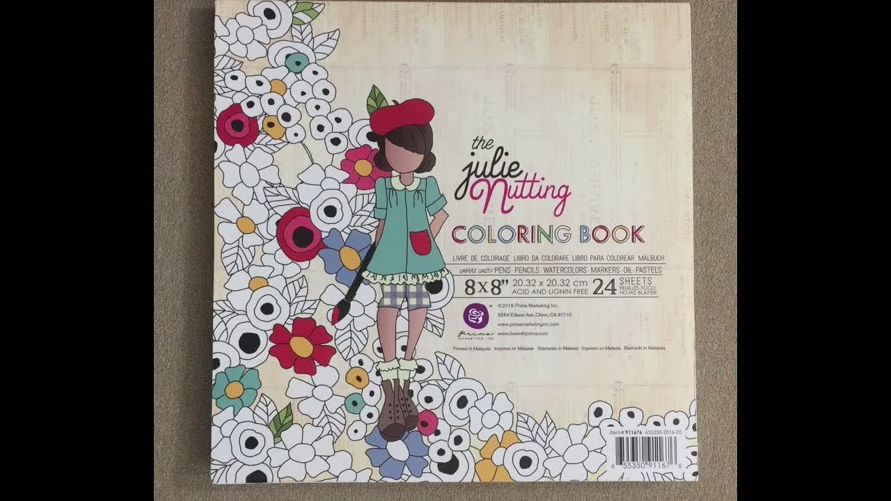 The Julie Nutting Coloring Book flip through - YouTube