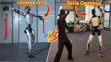 Unitree vs Tesla Optimus — The Ultimate Kung Fu Showdown! 🤖🥋 (Real Robot Martial Arts Demo)