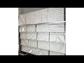 Waterproof 3d matt white 3d pvc wall panel luxury 3d wall panels for bathroom