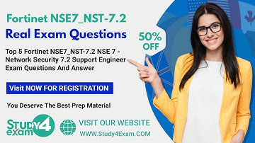 Fortinet NSE7_NST-7.2 NSE 7 Network Security 7.2 Support Engineer Exam Questions PDF | Practice Test