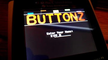 TI84+C Buttonz v1.0 Game