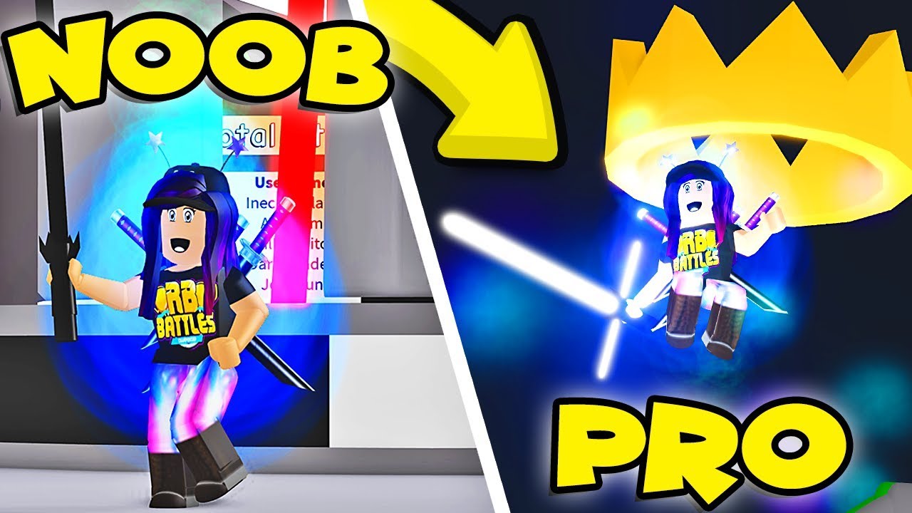 I Went From Noob To Assassin And Defeated Everyone In Saber - noob vs pro in roblox assassin youtube