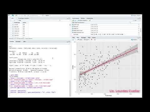 Video: ¿Qué es la regresión lineal en la programación R?