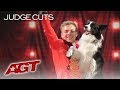 Lukas & Falco Perform Adorable Dog Act To The Greatest Showman - America's Got Talent 2019