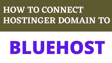 how to connect hostinger domain to bluehost hosting | How to connect domain name with web hosting