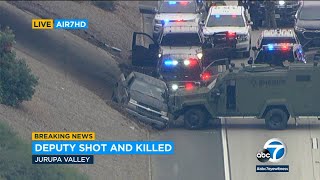 Riverside County sheriff provides details on fatal shooting of deputy