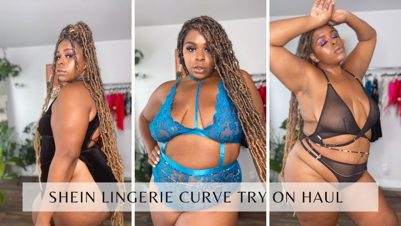 SHEIN Plus Size Try On Haul: SEXY LINGERIE! 