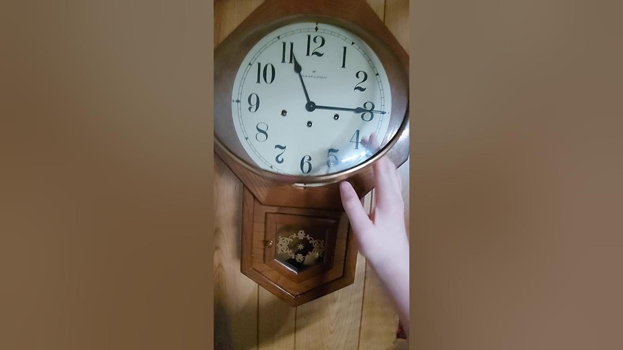 Hamilton headmaster wall clock YouTube