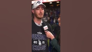 Cody Bellinger Sus interview 😂 #shorts