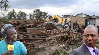 HII NI UGAIDI! Mass Demolitions of Houses Near Rivers Leave Angry Embakasi East Residents Homeless!