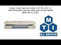 Large Tape Casting Coater (14”W x 40”L) with Heatable Vacuum Bed with Doctor Blade - MSK-AFA-L1000
