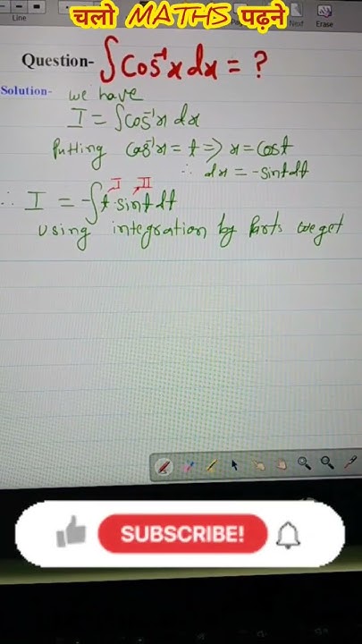integration-of-cos-inverse-x-shortsvideo-mathsshorts-youtube