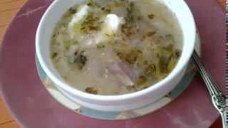 ЩИ из квашеной капусты.Классический рецепт приготовления./Sour cabbage soup (shchi)