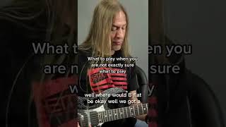 What to Play When You Are not Exactly Sure What to Play - Guitar Lesson by Steve Stine. #shorts