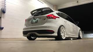 Focus ST 3” Catless Straight Pipe ft. Stratified Crackles