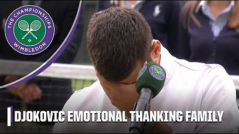 Novak Djokovic emotional in Wimbledon loss 😔 | Wimbledon on ESPN - DayDayNews