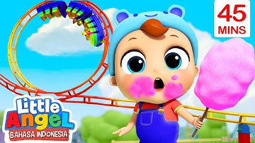 Ya Ya Lagu Bermain di Taman Hiburan | Kartun Anak | Little Angel Bahasa Indonesia