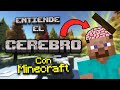 🧠El CEREBRO🧠 FÁCIL con MINECRAFT #minecraft