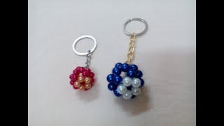 طريقة عمل كرة بالخرز     how to make aball with beads