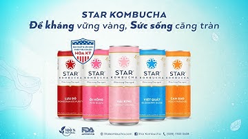 STAR KOMBUCHA - Thức uống dành cho sức khỏe và sắc đẹp - 100% thành phần tự nhiên