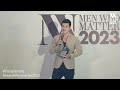 Fred Hui accepts PeopleAsia's "Men Who Matter" 2023 Award