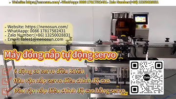Nenosun cappingmachine Máy đóng nắp vít servo tự động cho chai nhựa,bình Thủy tinh gắp xoắn ra khỏi