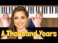 A thousand years christina perri piano tutorial easy