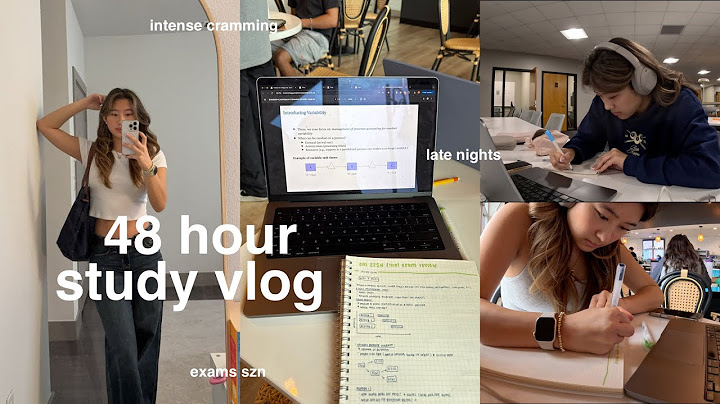 48 hour study vlog | intense cramming, late nights, productive days before my exams