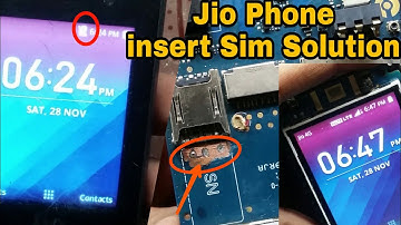 jio Phone sim not warking | jio Phone insert Sim Solution