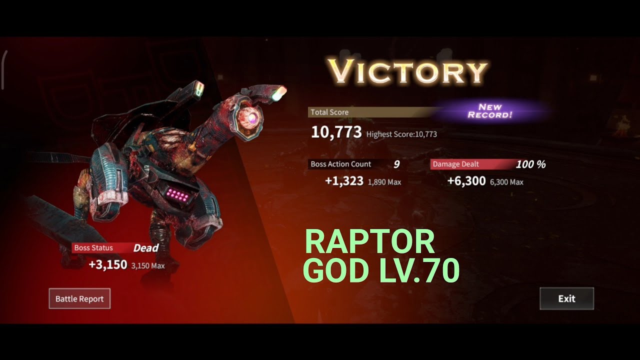 Rise Of Eros | Raptor | God Lv.70 - YouTube