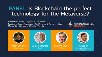 Paris Blockchain Summit III - Is Blockchain the perfect technology for the Metaverse?