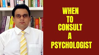 When To Consult A Psychologist? by Nadeem Iqbal Psychologist, Life Coach.