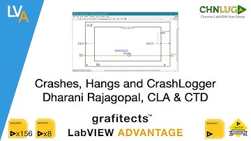 Crashes, Hangs and CrashLogger Dharani Rajagopal   CLA, CTD   NI CHNLUG 2