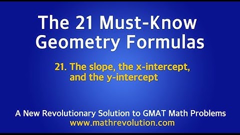 The must-know Geometry formulas for GMAT math (21)｜Math Revolution