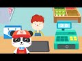Bayi panda { minimarket } babybus | #babybus 3415
